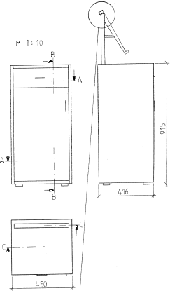 Notenschränkchen - Plan